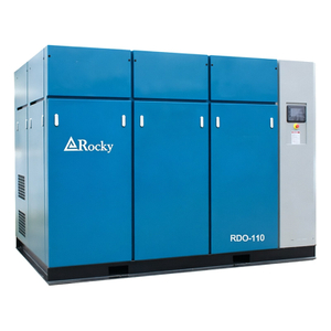  90~132kW Kompresor Udara Bebas Minyak Kering 100% Stasioner Senyap
