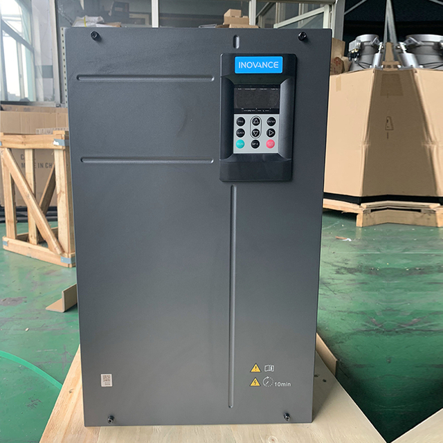 Penghematan Energi 380V 3 Fase 110kW INOVANCE MD500ET110G VFD Inverter, Penggerak Vektor untuk Kompresor Udara,