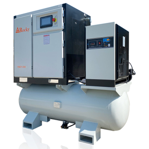 8 Bar 10~30 hp Pemampat Udara Skru Bersepadu Elektrik Industri