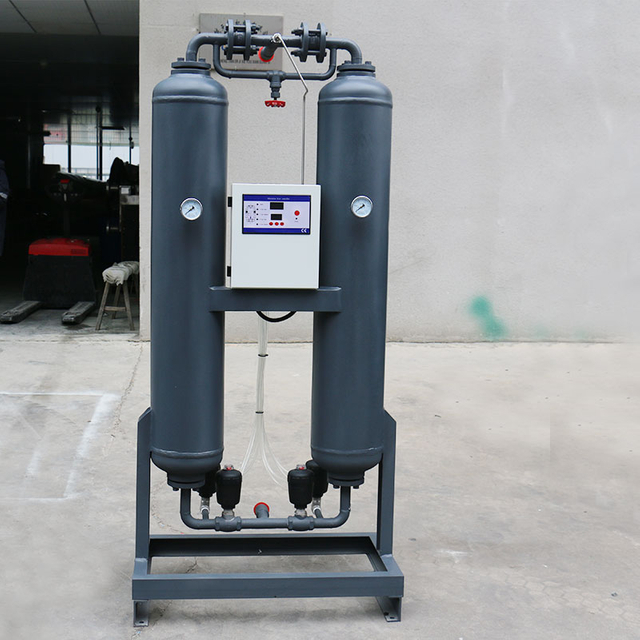 Secador de adsor&ccedil;&atilde;o sem calor de torre dupla com secador de ar compressor