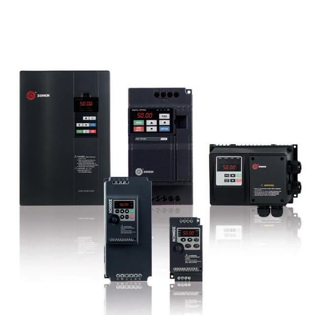 Penggerak Inverter Tugas Berat 22kW 380V ZONCN Z2400-22GY/HD VFD Vektor Torsi Tinggi dengan Unit Pengereman Bawaan untuk Kompresor Udara