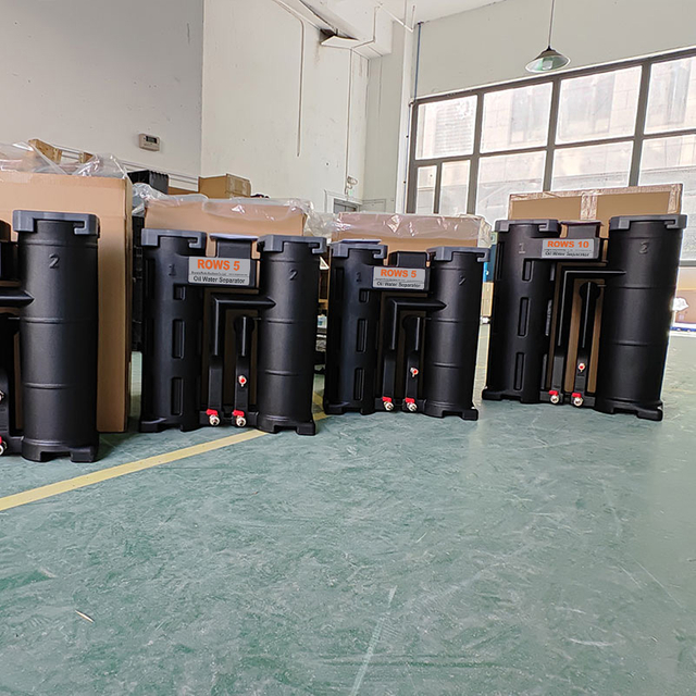 2118 Cfm 60m3/min Equipamento separador de &oacute;leo-&aacute;gua condensado do compressor de ar