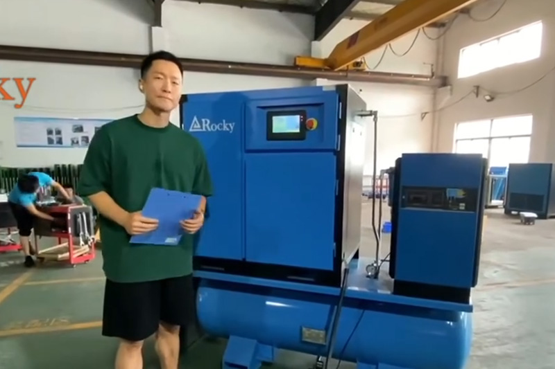 V&iacute;deo de mantenimiento del compresor de aire combinado