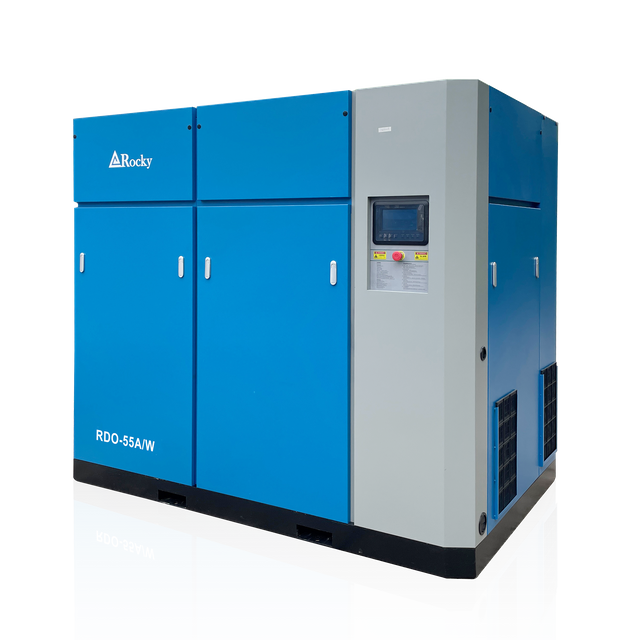 Compressor de ar de parafuso sem &oacute;leo seco