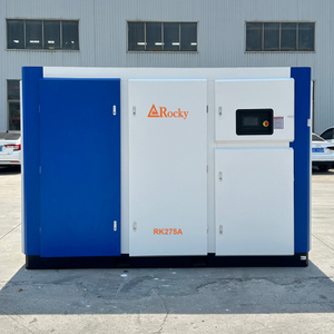 Tugas Berat 250kW 275HP Pemampat Udara Skru Putar Kelajuan Tetap Satu peringkat untuk Aplikasi Pembuatan