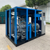 75kW 100HP दो स्टेज स्क्रू कंप्रेसर 16m³/मिनट 8 बार स्थायी चुंबक VSD ऊर्जा बचत औद्योगिक एयर कंप्रेसर