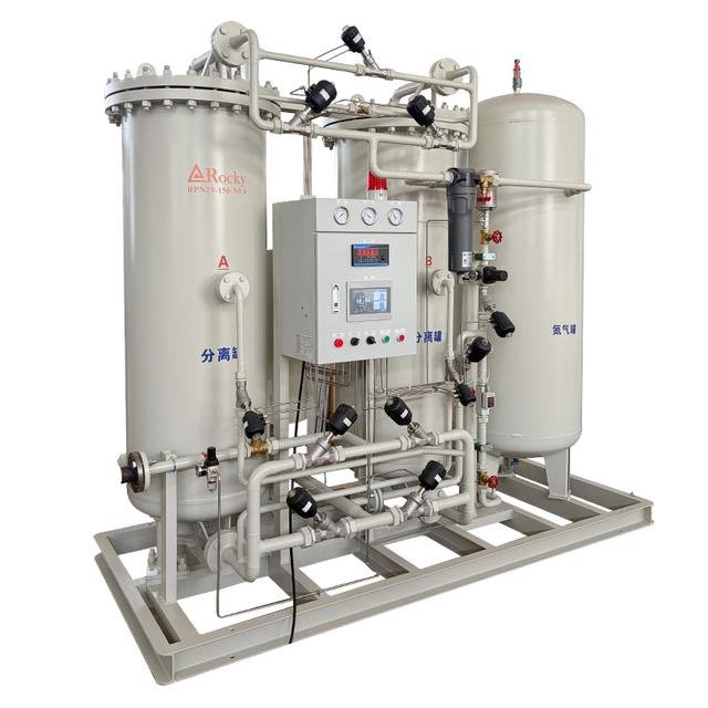 Rocky RPN29-150-N0.6 Generator Nitrogen PSA 150 Nm&sup3;/jam Kemurnian 99%